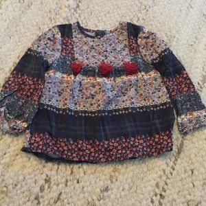 Zara fall blouse